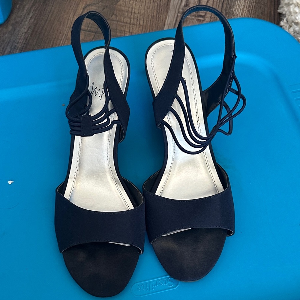 Impo Navy Women's Wedge Sandals